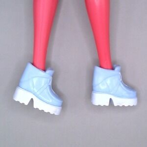 Vintage Y2K Skipper Totally Yo-Yo Blue Hiking Boots Platform Doll Shoes